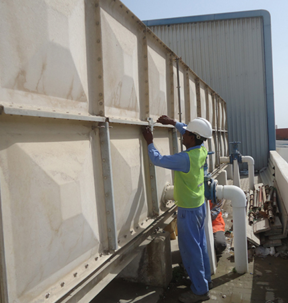 Oryx Fiberglass LLC GRP Water Tank Repair and Maintenance works